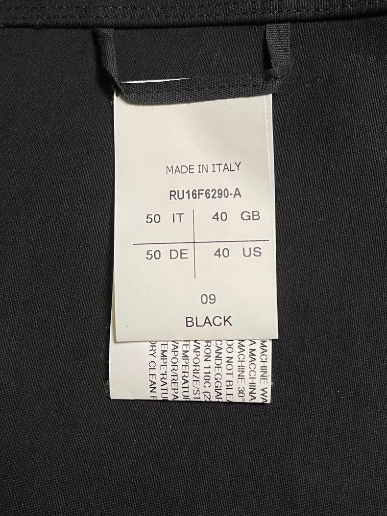 Rick Owens Rick Owens Black Jacket Outerwear Size US M / EU 48-50 / 2 - 3 Thumbnail