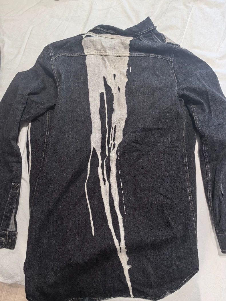Rick Owens Rick Owens Drkshdw Splatter Denim Jacket Size US L / EU 52-54 / 3 - 2 Thumbnail