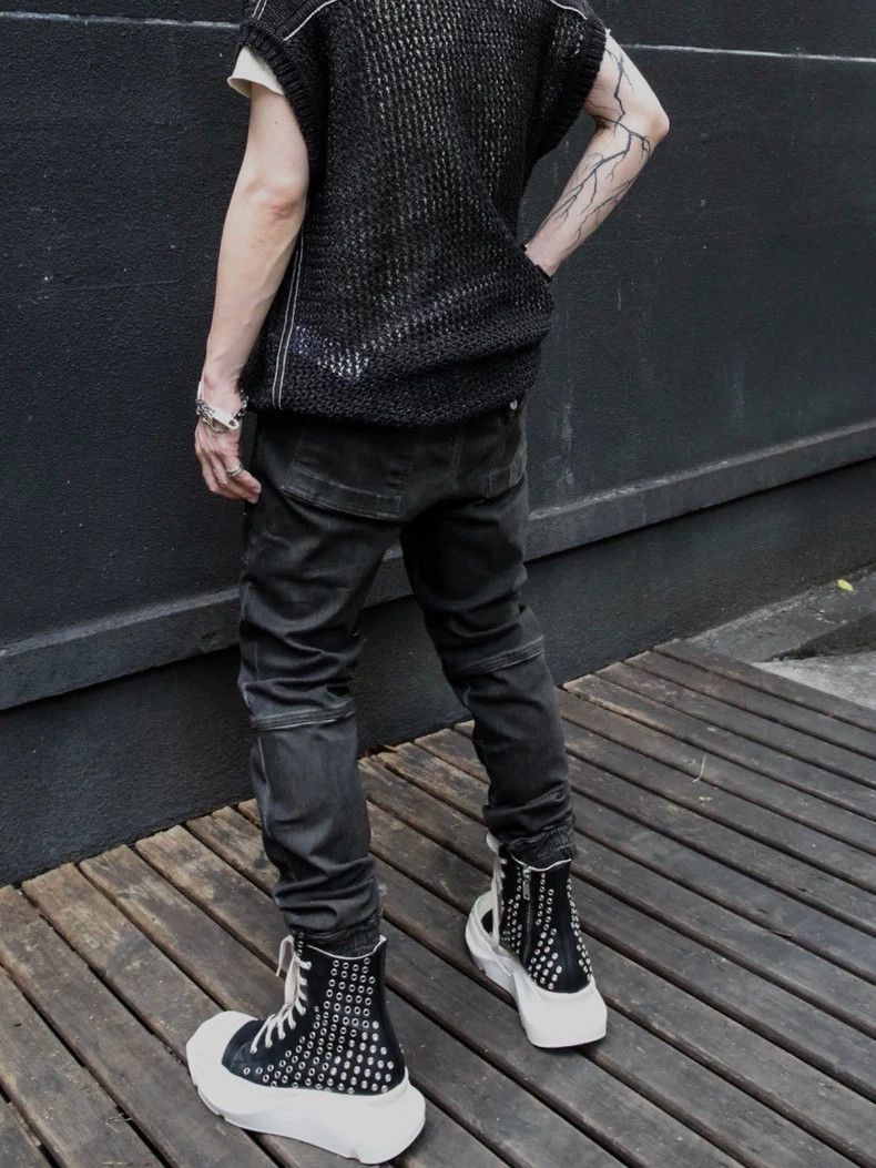 Rick Owens Rick Owens Black Zippered Denim Pants Size Small Size US 28 / EU 44 - 9 Thumbnail