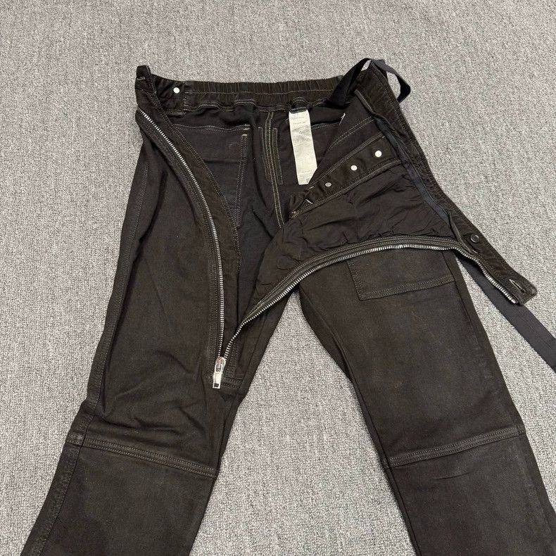 Rick Owens Rick Owens Black Zippered Denim Pants Size Small Size US 28 / EU 44 - 5 Thumbnail