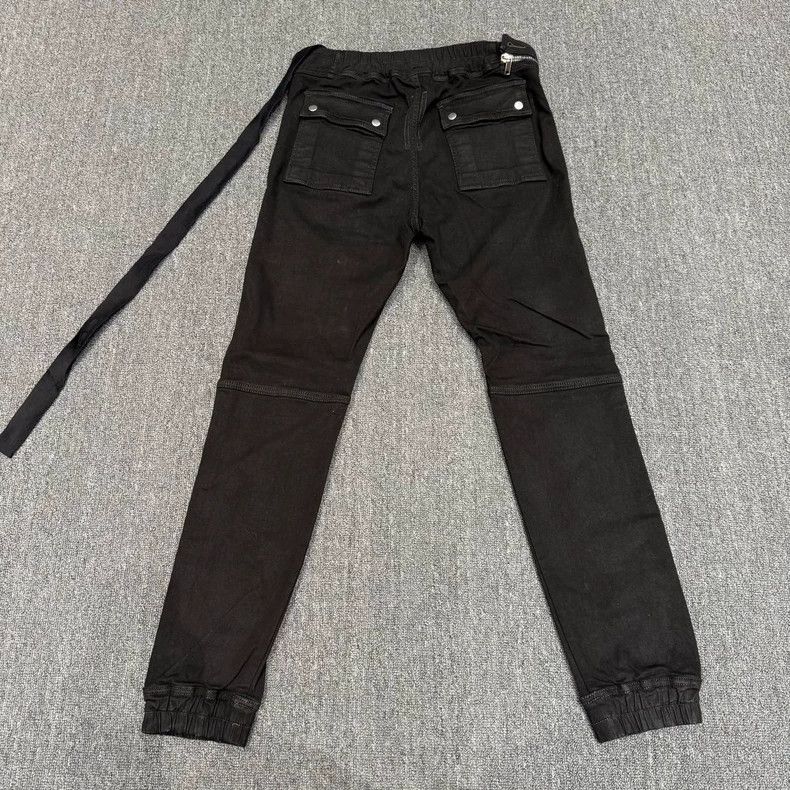 Rick Owens Rick Owens Black Zippered Denim Pants Size Small Size US 28 / EU 44 - 2 Thumbnail