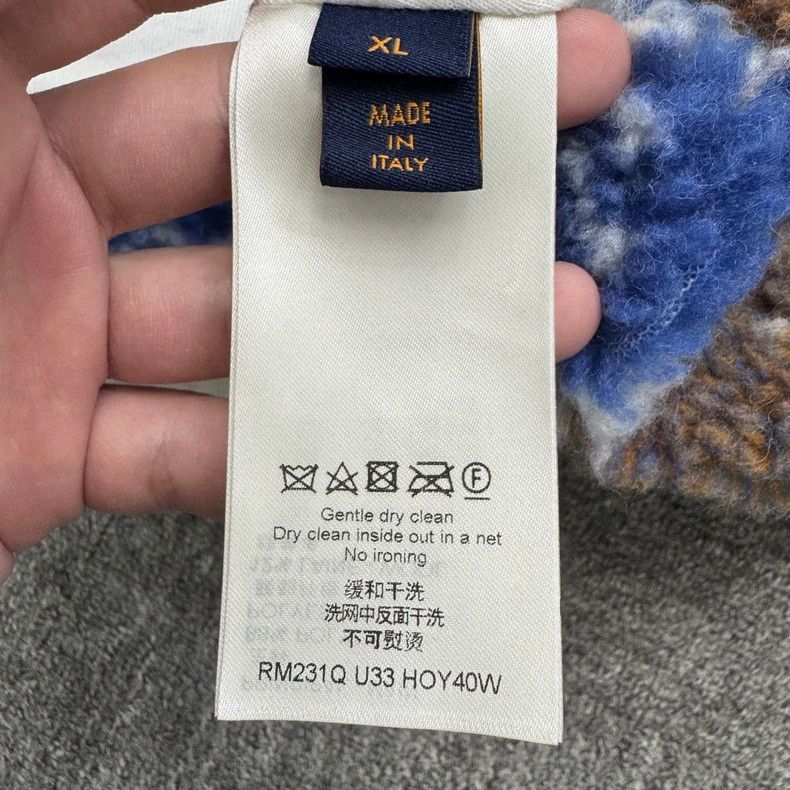 Louis Vuitton Louis Vuitton Tie-Dye Teddy Jacket XL Size US XL / EU 56 / 4 - 3 Thumbnail