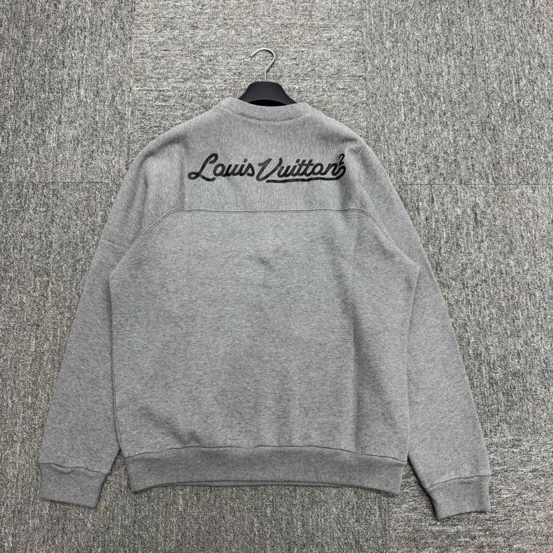 Louis Vuitton Louis Vuitton Nigo Print Sweatshirt in Gray Size US XL / EU 56 / 4 - 5 Thumbnail