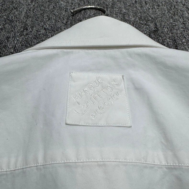 Louis Vuitton Louis Vuitton Embroidered Long Sleeve Shirt Size US S / EU 44-46 / 1 - 6 Thumbnail