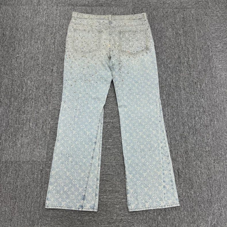 Louis Vuitton Louis Vuitton Decorated Denim Pants Size 38 Size US 38 / EU 54 - 6 Thumbnail