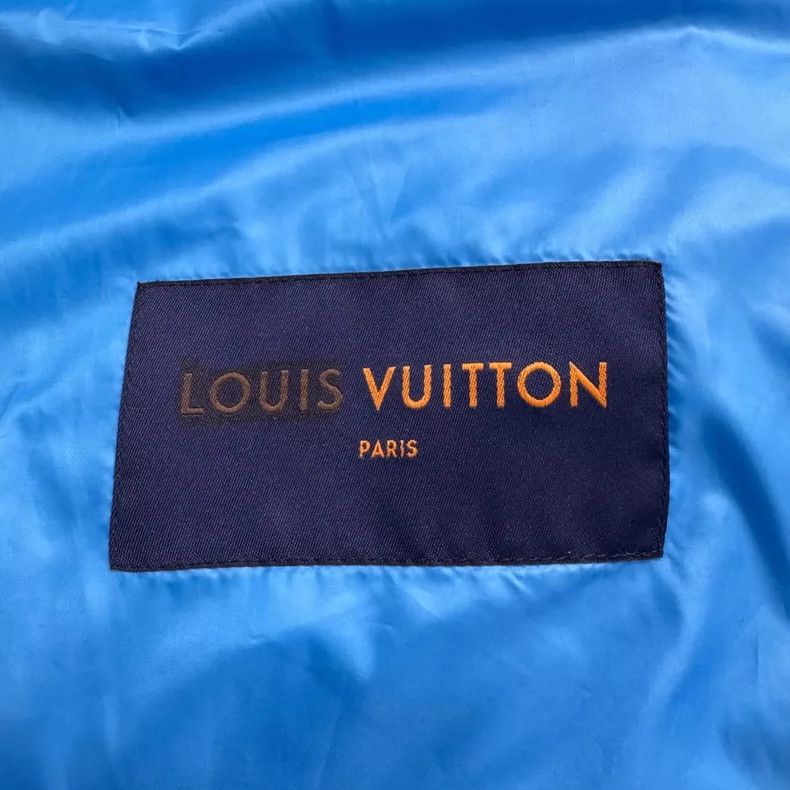 Louis Vuitton Louis Vuitton Quilted Blue Cotton Jacket Size US XXL / EU 58 / 5 - 2 Thumbnail