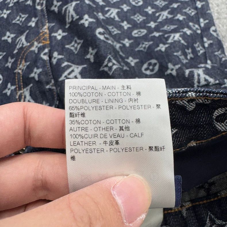 Louis Vuitton Louis Vuitton x Timberland Printed Denim Pants Size US 30 / EU 46 - 4 Thumbnail