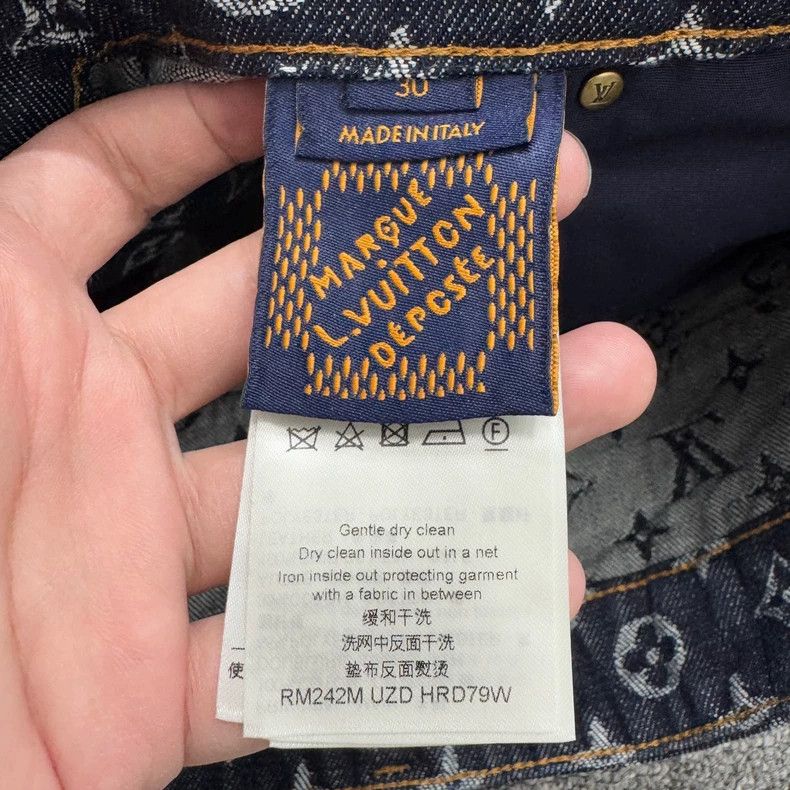 Louis Vuitton Louis Vuitton x Timberland Printed Denim Pants Size US 30 / EU 46 - 3 Thumbnail