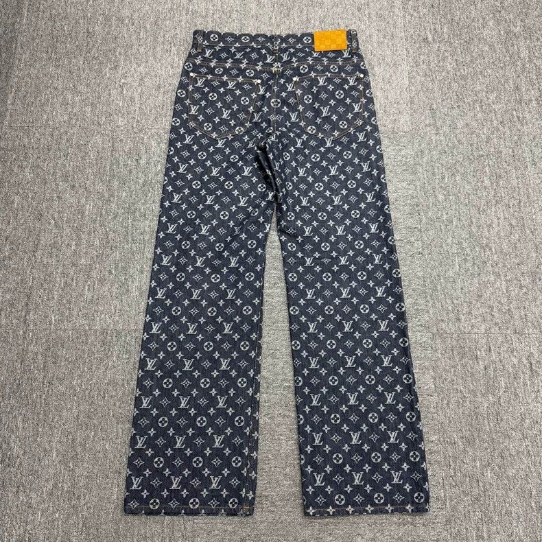 Louis Vuitton Louis Vuitton x Timberland Printed Denim Pants Size US 30 / EU 46 - 5 Thumbnail