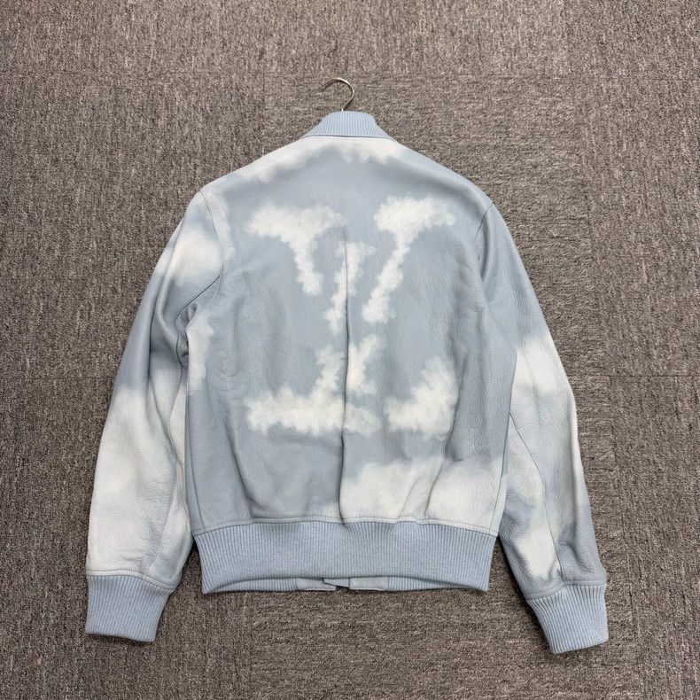 Louis Vuitton Louis Vuitton Sky Cloud Leather Jacket Size US L / EU 52-54 / 3 - 5 Thumbnail