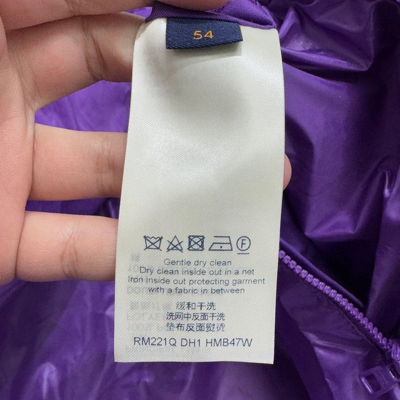 Louis Vuitton Louis Vuitton Quilted Puffer Jacket in Purple Size US XL / EU 56 / 4 - 3 Thumbnail