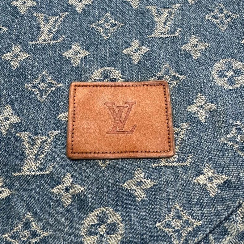 Louis Vuitton Louis Vuitton Supreme Denim Short Sleeve Shirt Size US XS / EU 42 / 0 - 5 Thumbnail