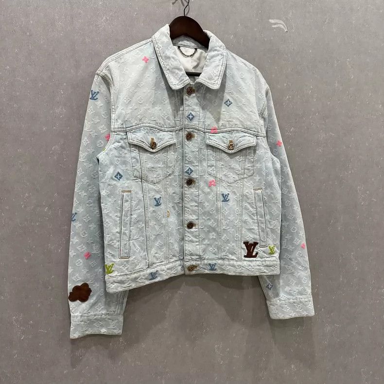 Louis Vuitton Louis Vuitton Tyler Denim Jacket Size 48 Size US L / EU 52-54 / 3 - 3 Thumbnail