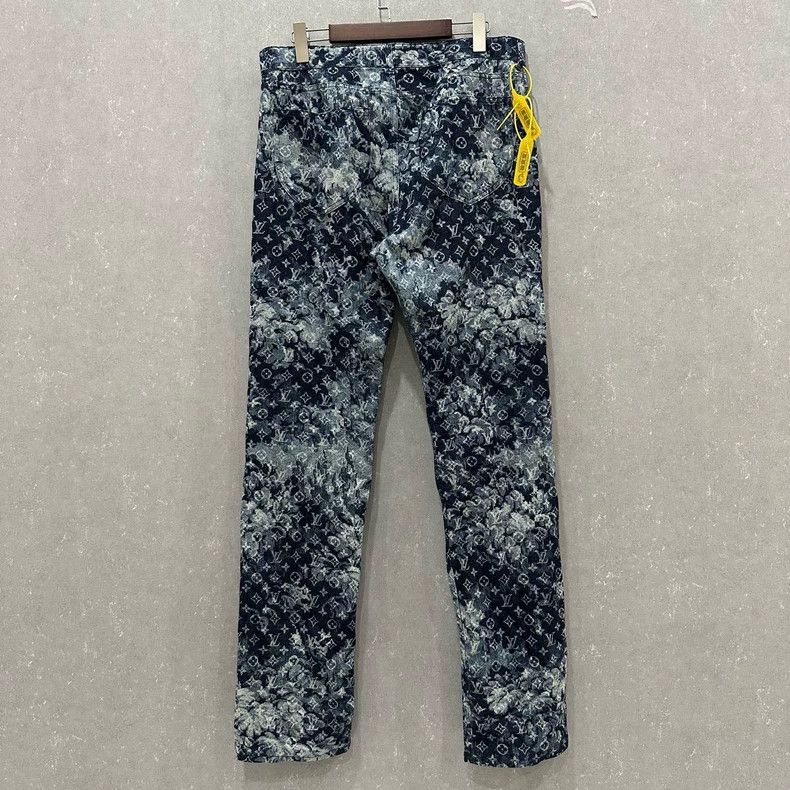 Louis Vuitton Louis Vuitton Logo Denim Pants Size 32 Size US 32 / EU 48 - 2 Thumbnail