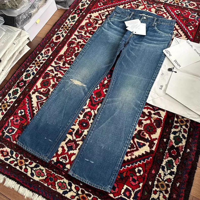 Visvim Visvim 20AW 16D25 Distressed Denim Pants Size US 32 / EU 48 - 6 Thumbnail