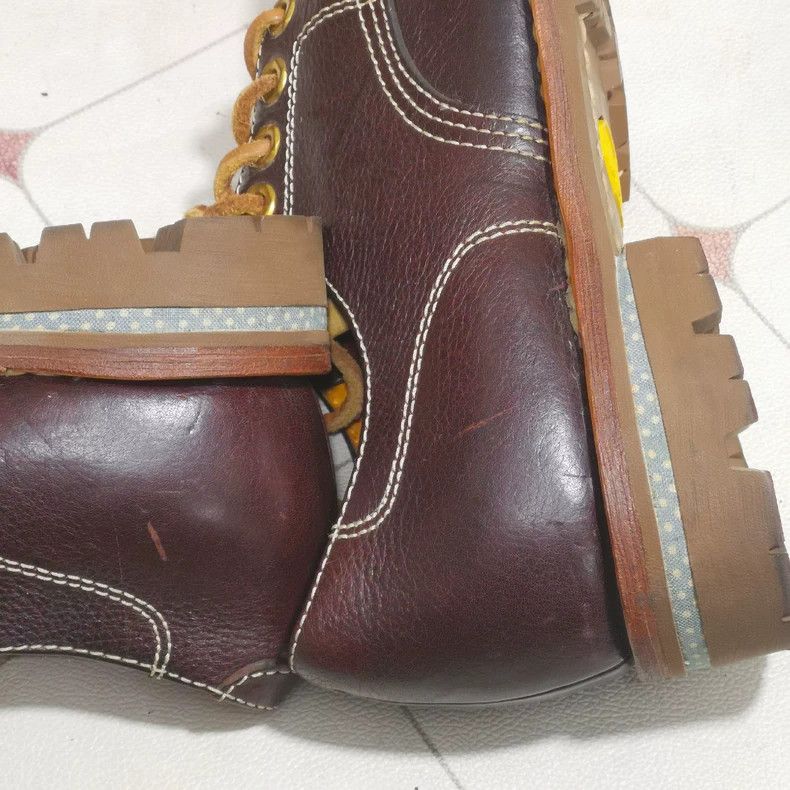 Visvim Vintage Style Genuine Leather Work Boots Size US 9 / EU 42 - 8 Thumbnail