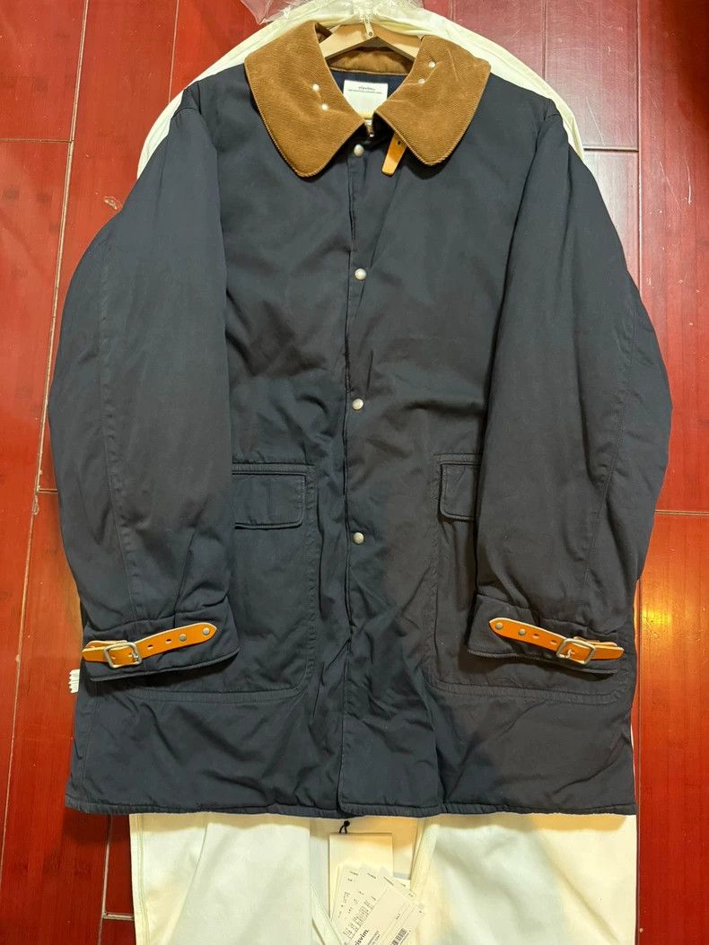 Visvim VISVIM Black Kite Coat with Brown Collar Size US M / EU 48-50 / 2 - 2 Thumbnail