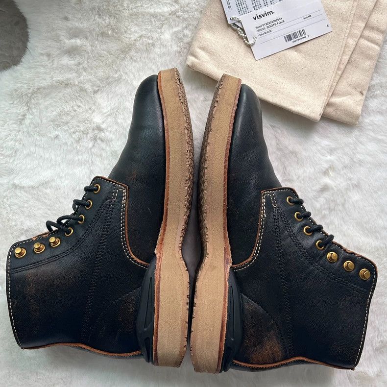 Visvim VISVIM Virgil Boots in Black Color Size US 8 / EU 41 - 7 Thumbnail