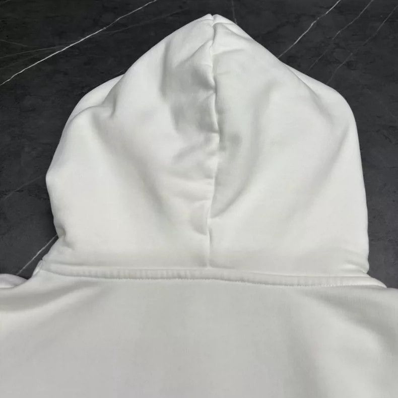Balenciaga Balenciaga Logo Hoodie in White Size US S / EU 44-46 / 1 - 6 Thumbnail