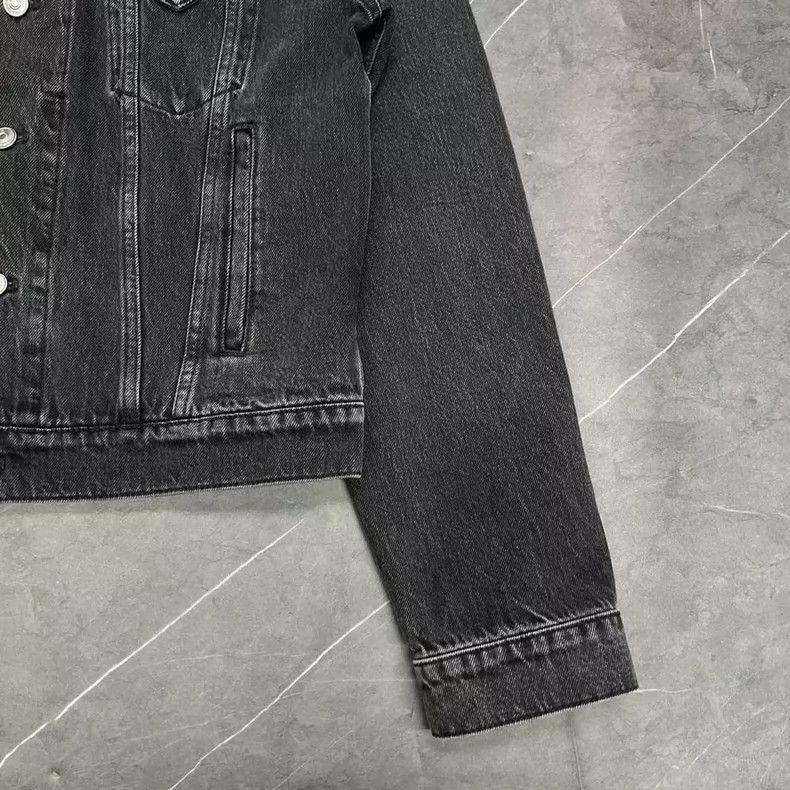 Balenciaga Balenciaga Black Denim Jacket Outerwear Size US L / EU 52-54 / 3 - 5 Thumbnail