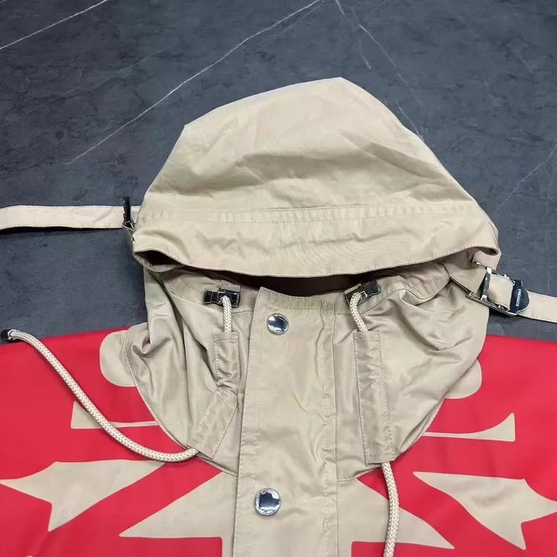 Burberry Burberry Khaki Graffiti Windbreaker Coat M Size Size US M / EU 48-50 / 2 - 4 Thumbnail