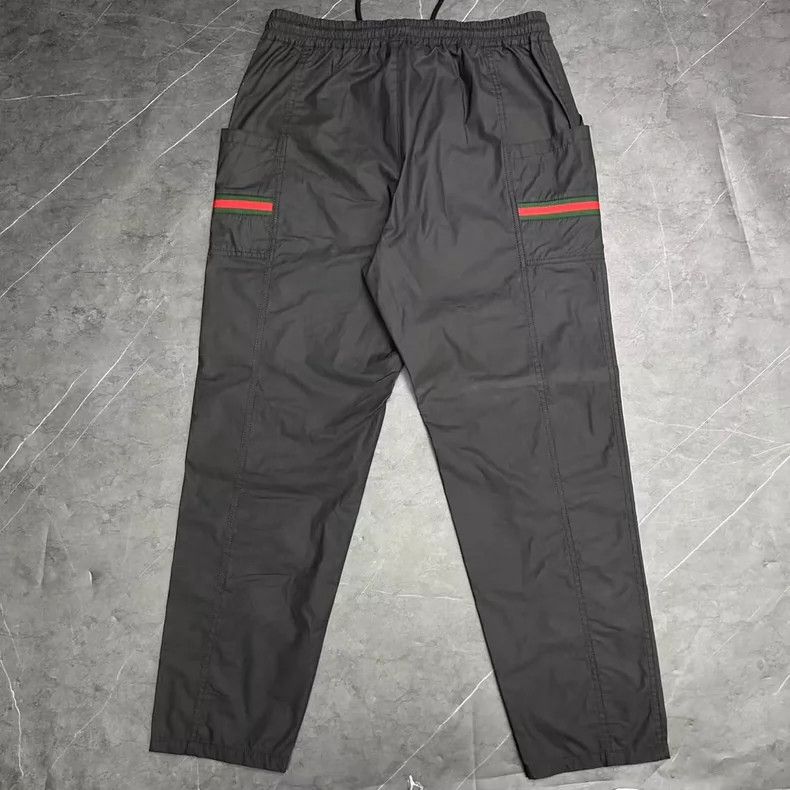 Gucci GUCCI Red Green Striped Sports Pants Size 22" - 2 Thumbnail