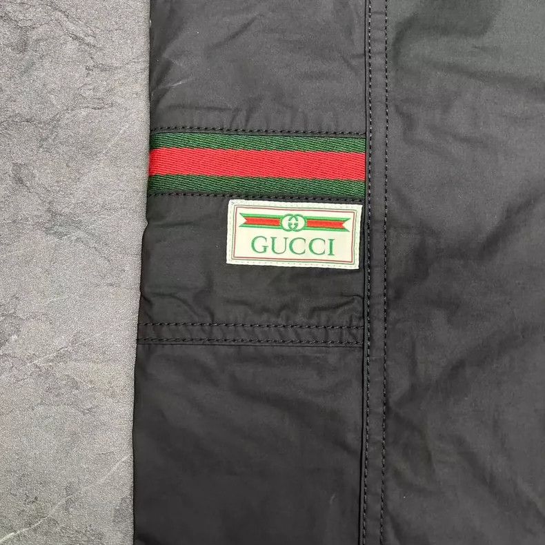 Gucci GUCCI Red Green Striped Sports Pants Size 22" - 3 Thumbnail