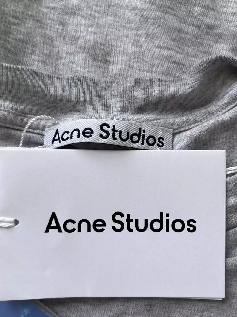 Acne Studios Acne Studios 1996 Gray Short Sleeve T-Shirt Size US L / EU 52-54 / 3 - 4 Thumbnail