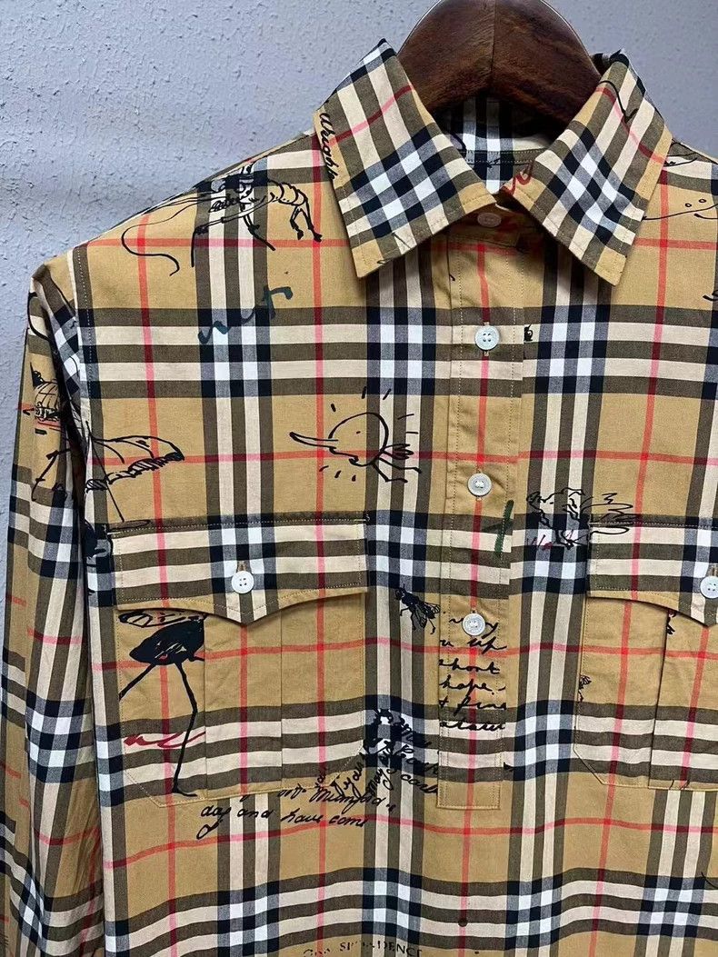 Burberry Burberry Graffiti Check Shirt UK8 Brand New Size US S / EU 44-46 / 1 - 3 Thumbnail