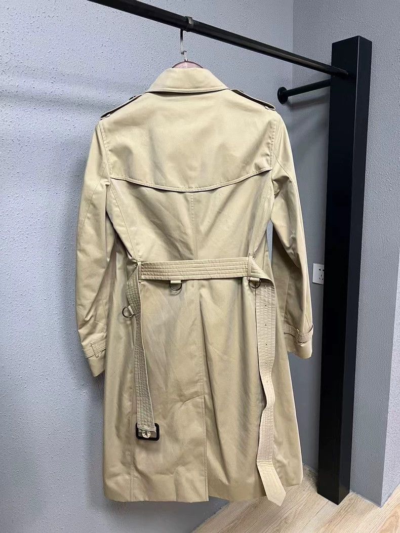 Burberry Burberry Check Pattern Trench Coat UK10 Size US M / EU 48-50 / 2 - 2 Thumbnail