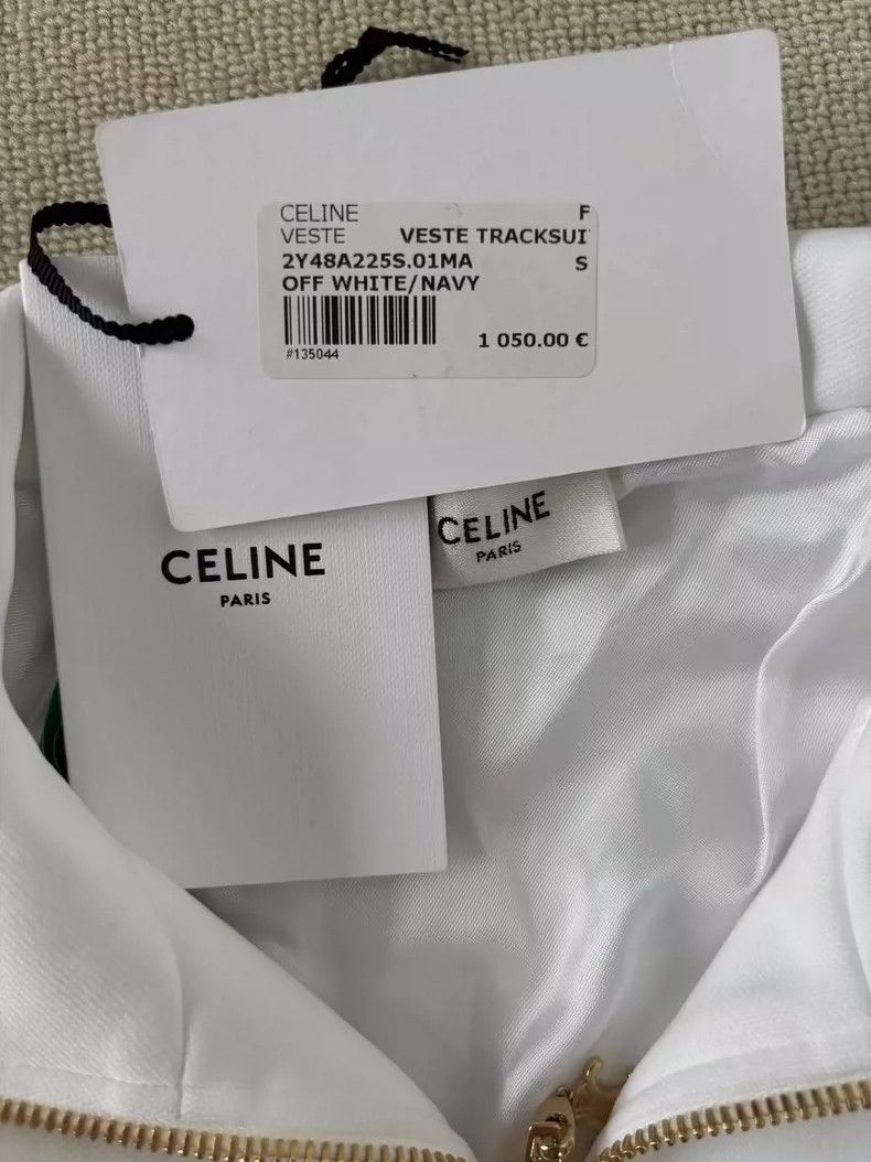 Celine CELINE Side Stripe Zip Jacket for Women Size US XXL / EU 58 / 5 - 4 Thumbnail