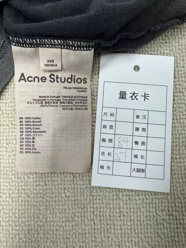 Acne Studios Acne Studios Comfortable Cotton Short Sleeve T-Shirt Size US XXS / EU 40 - 4 Thumbnail
