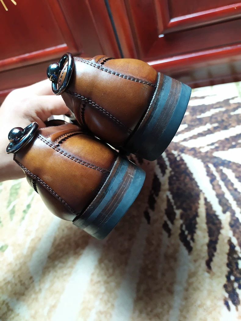Berluti Berluti Vintage Handcrafted Leather Shoes Size US 6.5 / EU 39-40 - 4 Thumbnail