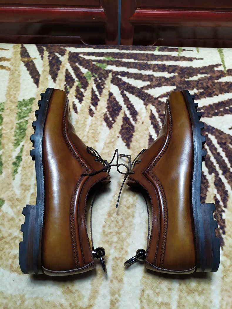 Berluti Berluti Vintage Handcrafted Leather Shoes Size US 6.5 / EU 39-40 - 7 Thumbnail