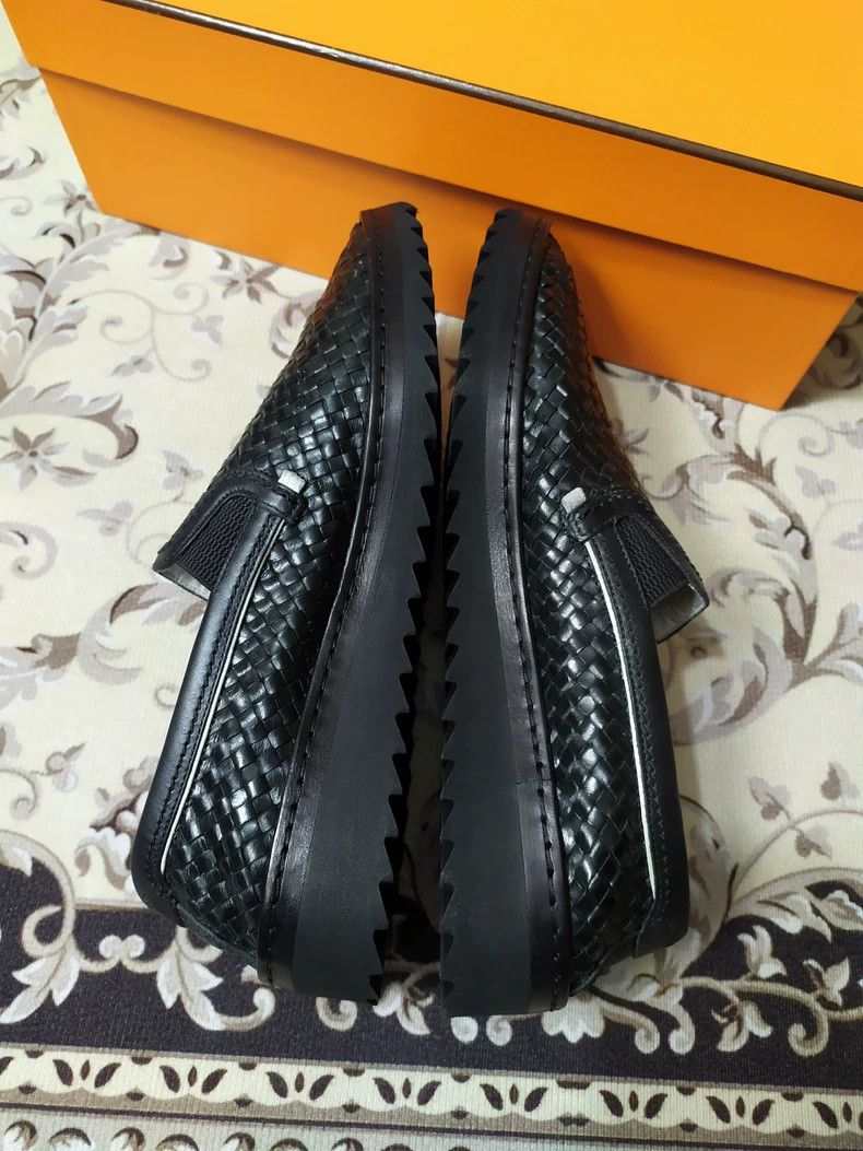 Dolce & Gabbana Black Woven Slip-On Shoes Size 7 Size US 7 / EU 40 - 4 Thumbnail
