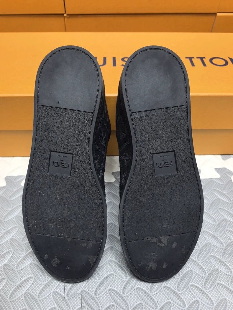 Fendi Fendi Black Fashion Casual Sneakers Size US 10 / EU 43 - 8 Thumbnail