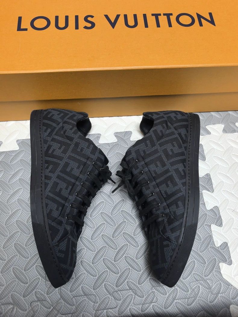 Fendi Fendi Black Fashion Casual Sneakers Size US 10 / EU 43 - 6 Thumbnail