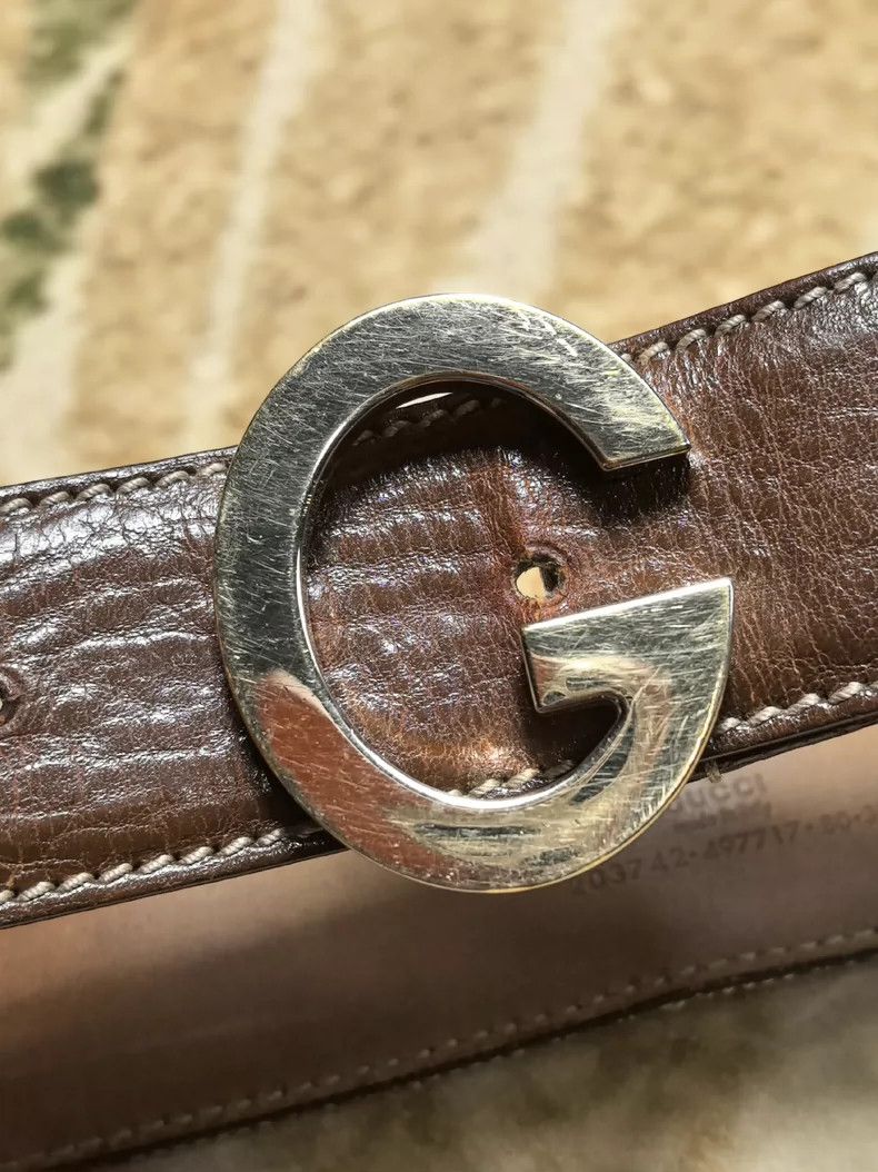 Gucci Gucci Monogram Belt for Men and Women Size ONE SIZE - 4 Thumbnail