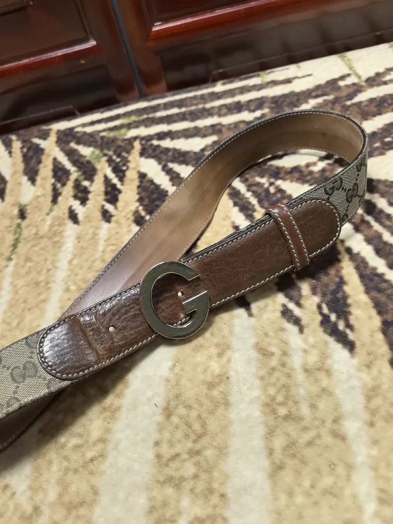Gucci Gucci Monogram Belt for Men and Women Size ONE SIZE - 7 Thumbnail