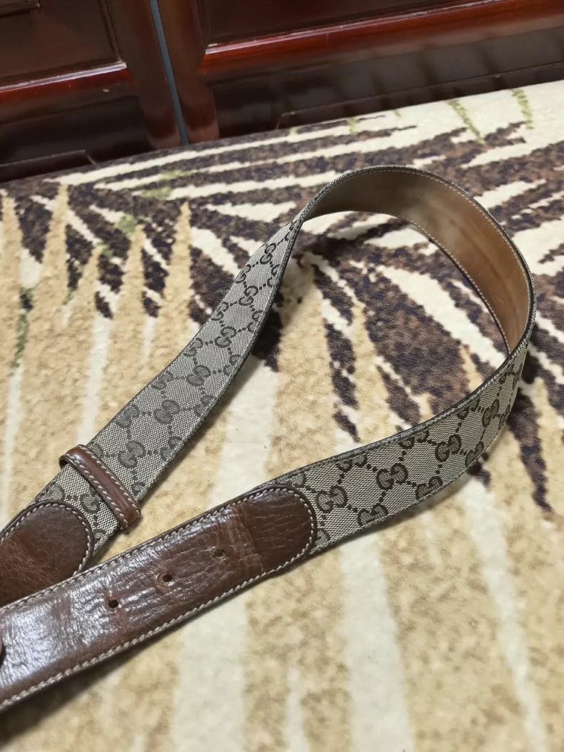 Gucci Gucci Monogram Belt for Men and Women Size ONE SIZE - 2 Thumbnail