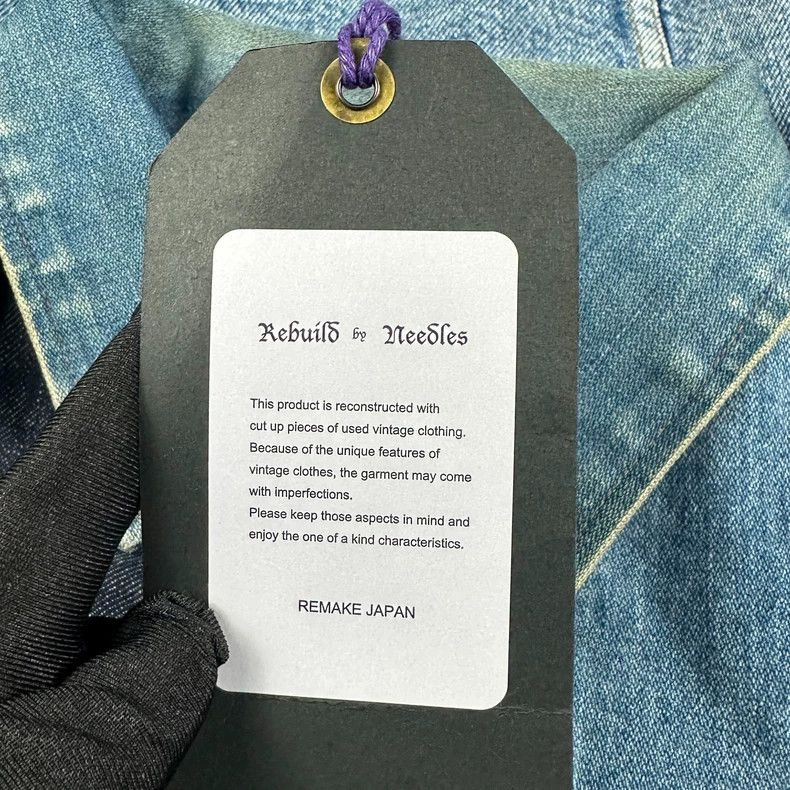 Needles Rebuild by Needles Denim Jacket Medium Size US M / EU 48-50 / 2 - 4 Thumbnail