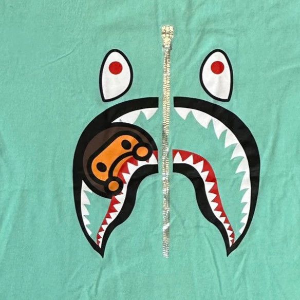 Bape BAPE Shark Graphic Short Sleeve T-Shirt Size US XXL / EU 58 / 5 - 6 Thumbnail