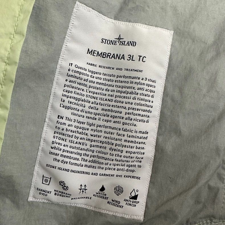 Stone Island Stone Island Membrana 3Ltc Waterproof Jacket Size US XL / EU 56 / 4 - 8 Thumbnail