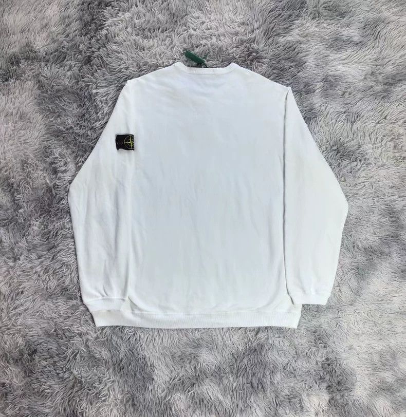 Stone Island Stone Island White Basic Sweatshirt Size 3XL Size US XXL / EU 58 / 5 - 6 Thumbnail