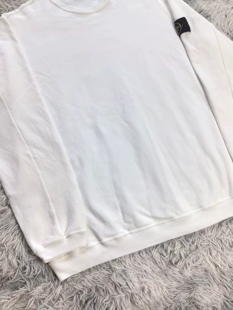 Stone Island Stone Island White Basic Sweatshirt Size 3XL Size US XXL / EU 58 / 5 - 3 Thumbnail