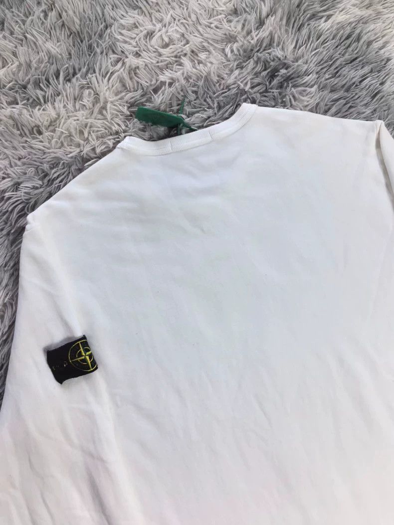 Stone Island Stone Island White Basic Sweatshirt Size 3XL Size US XXL / EU 58 / 5 - 7 Thumbnail