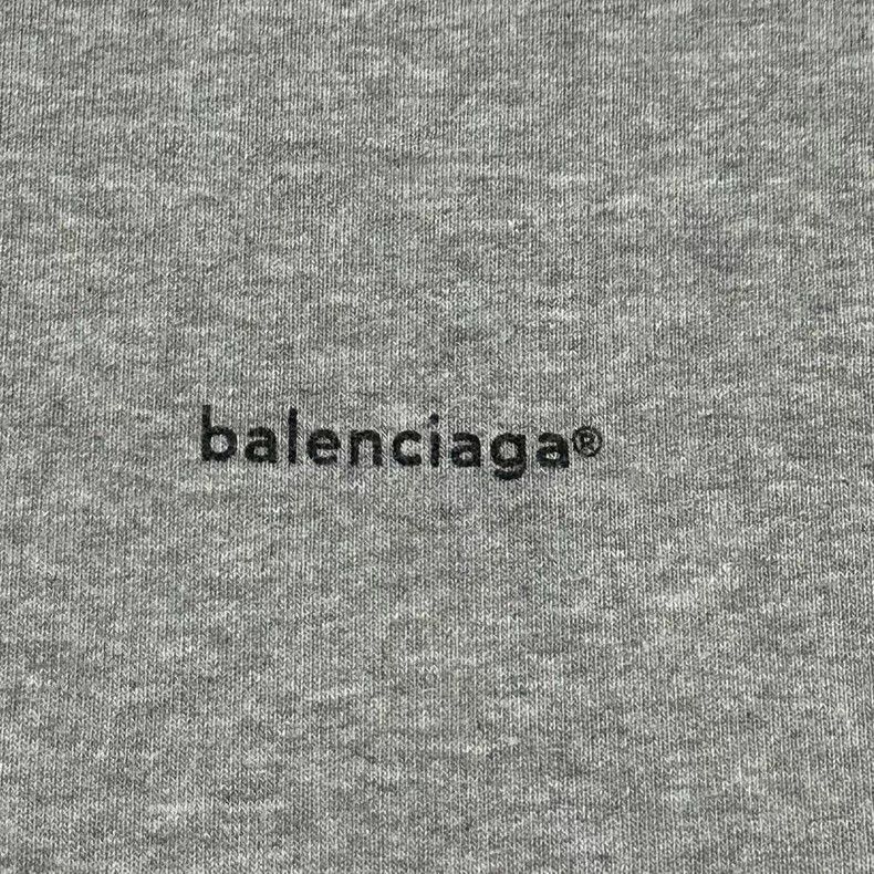 Balenciaga Balenciaga Gray Logo Hoodie Size Small Size US S / EU 44-46 / 1 - 3 Thumbnail