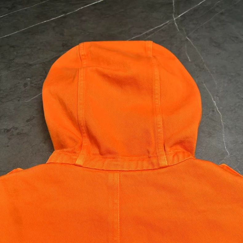 Dior Dior Orange Work Jacket with Hood Size US L / EU 52-54 / 3 - 3 Thumbnail