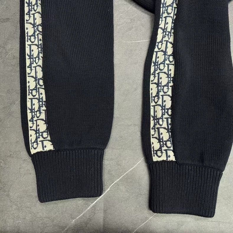 Dior Dior Black and White Knit Sweater XL Size US XL / EU 56 / 4 - 4 Thumbnail