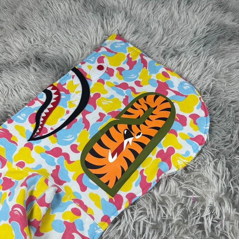 Bape Bape Candy Camo Shark Zip Hoodie Size US XL / EU 56 / 4 - 3 Thumbnail